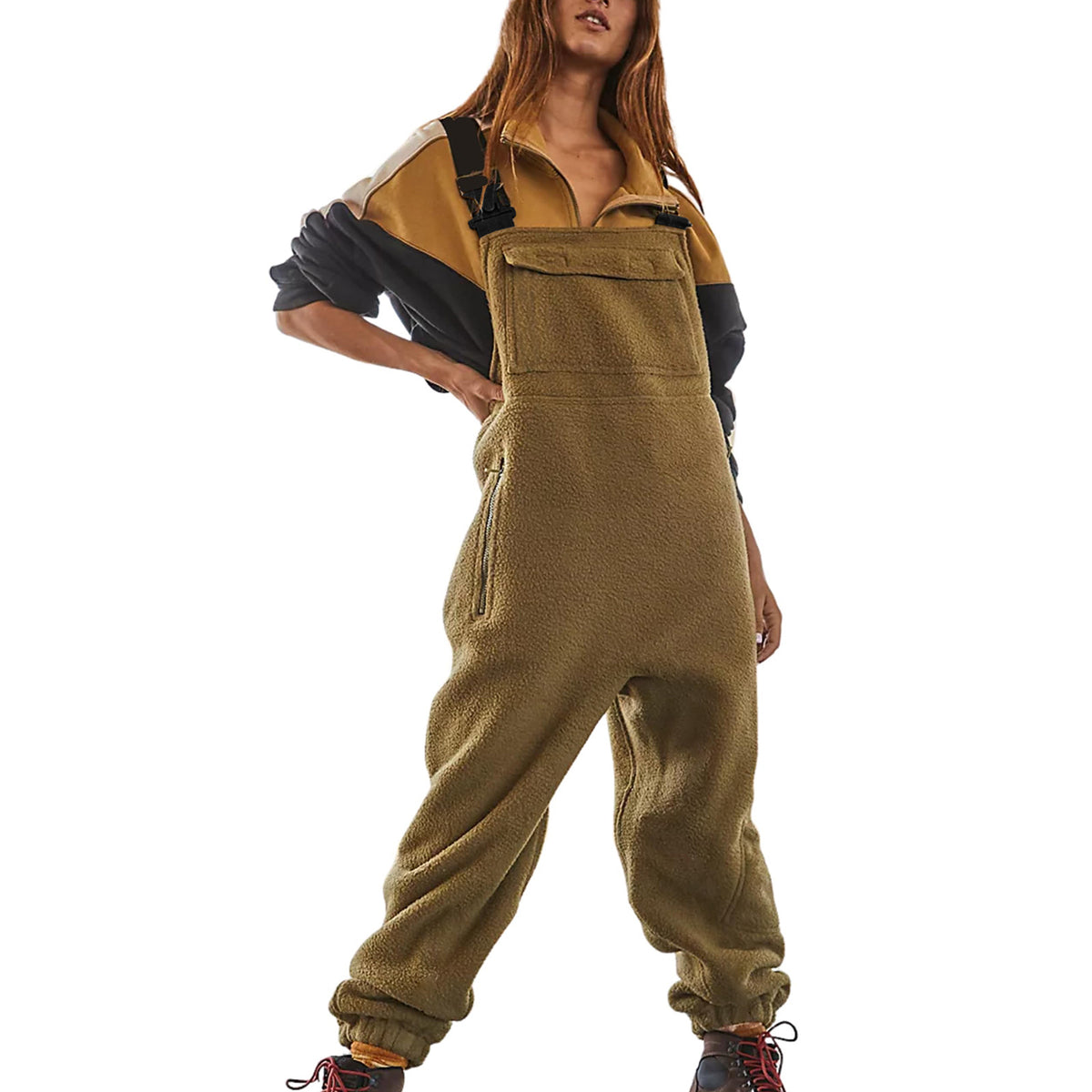 Women Workwear Jumpsuit Polar Fleece - RICALOUX
