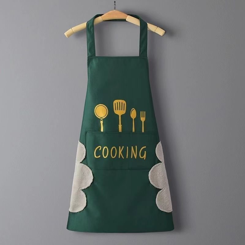 Home Kitchen Waterproof And Oil Proof Apron Cute Version Customization - RICALOUX