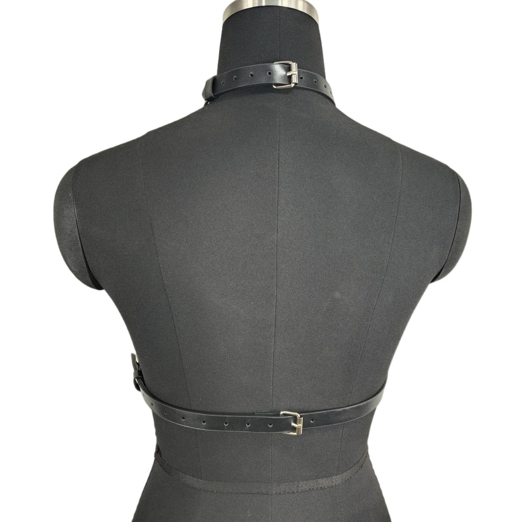 Women's Fashion Leather Strap With Chain Performance Costumes Accessories by Ricaloux