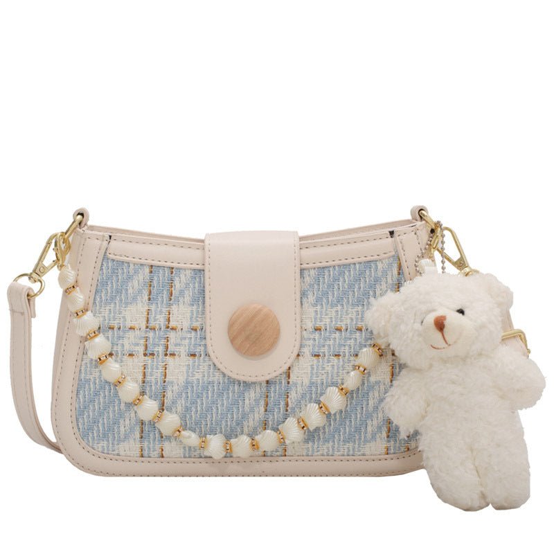New Shoulder Bag Girls' Casual Messenger Bag Pendant - RICALOUX