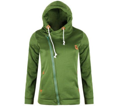 Women's Sport Cardigan Side Zipper Hoodie - RICALOUX