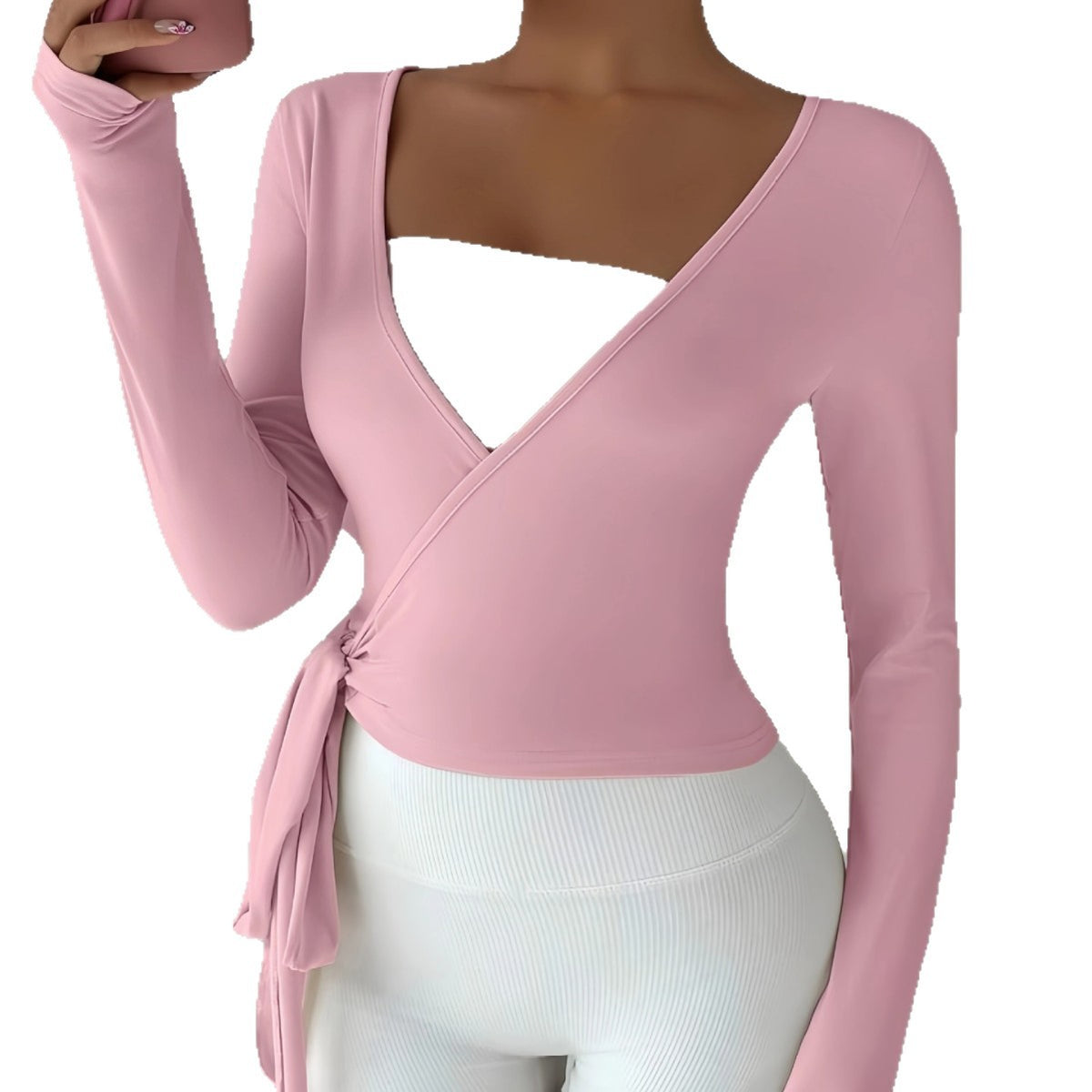 Sun-protective Top With Tie-cord Lightweight Jacket by Ricaloux