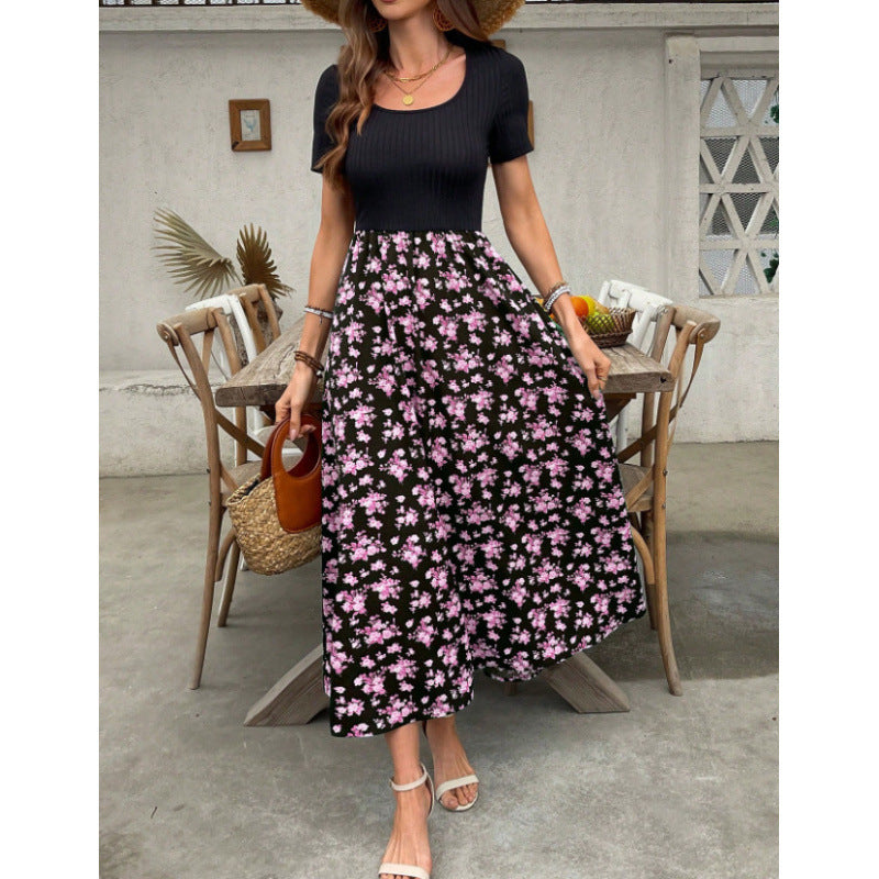 Summer European And American-style New-print Dress by Ricaloux
