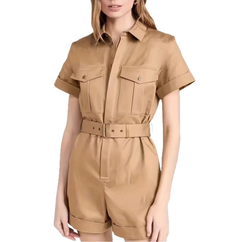 Elegant Pocketed Waistband Workwear-style Jumpsuit – Premium 0 | RICALOUX