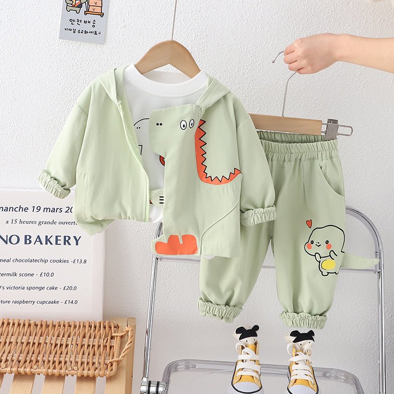New Boys Spring Clothing Set Three-piece Set - RICALOUX