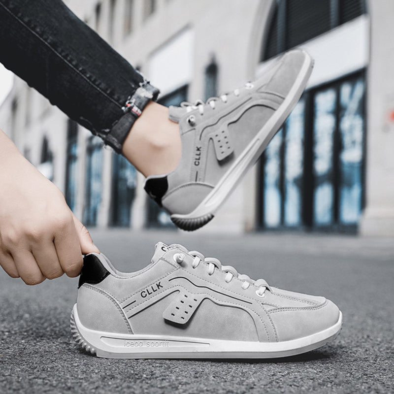 Fashion Skateboard Shoes Men Anti-skid Slip-on Flats Casual Lazy Shoes Outdoor Breathable Running Sports Sneakers by Ricaloux