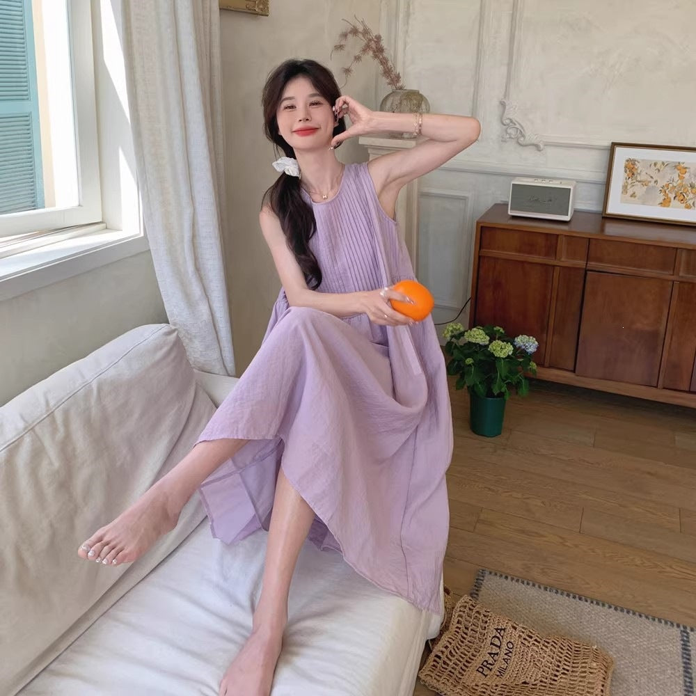 New Summer Beach Vacation Maxi Dress With A Luxurious Feel by Ricaloux