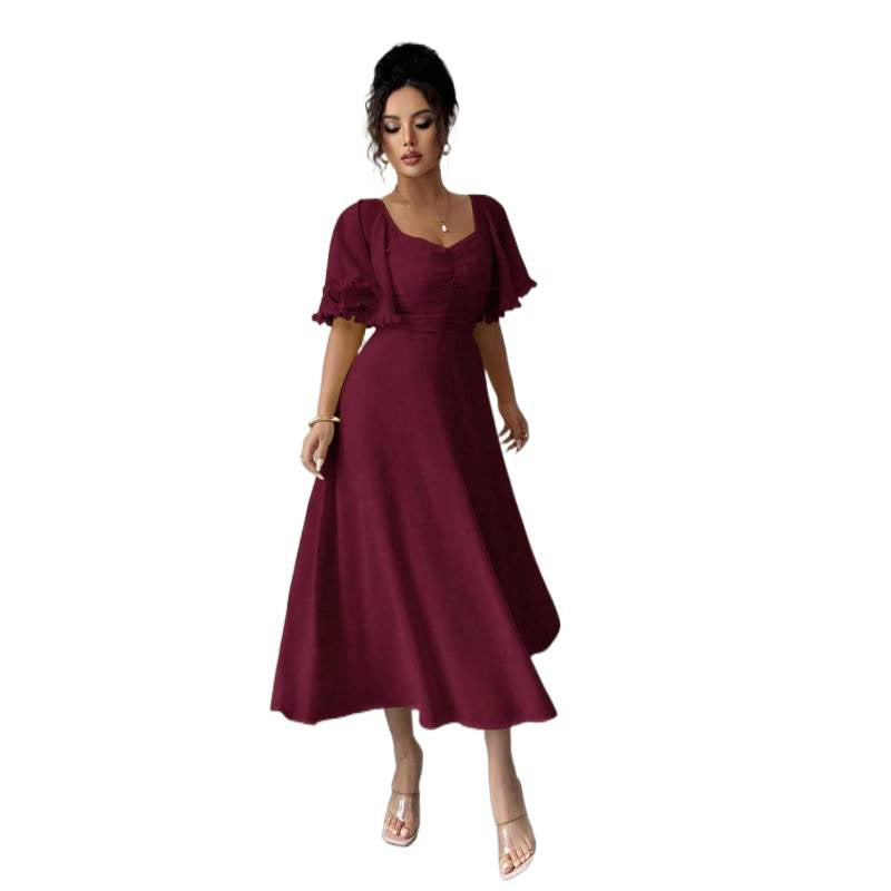 Womens Summer Slimming Figure-flattering Dress by Ricaloux