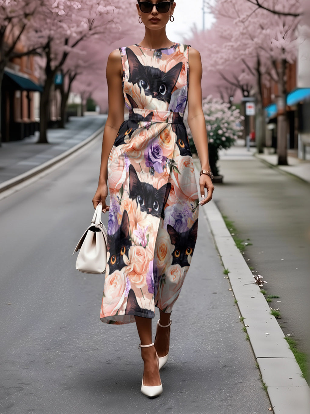 Elegant Sleeveless Casual Dress For Ladies – Premium 0 | RICALOUX