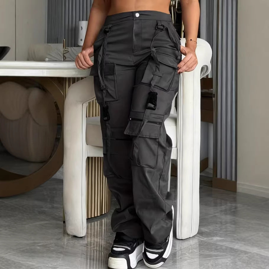 Casual Athletic Pants Featuring A Drawstring Dual Zippers And Multiple Pockets – Premium 0 | RICALOUX