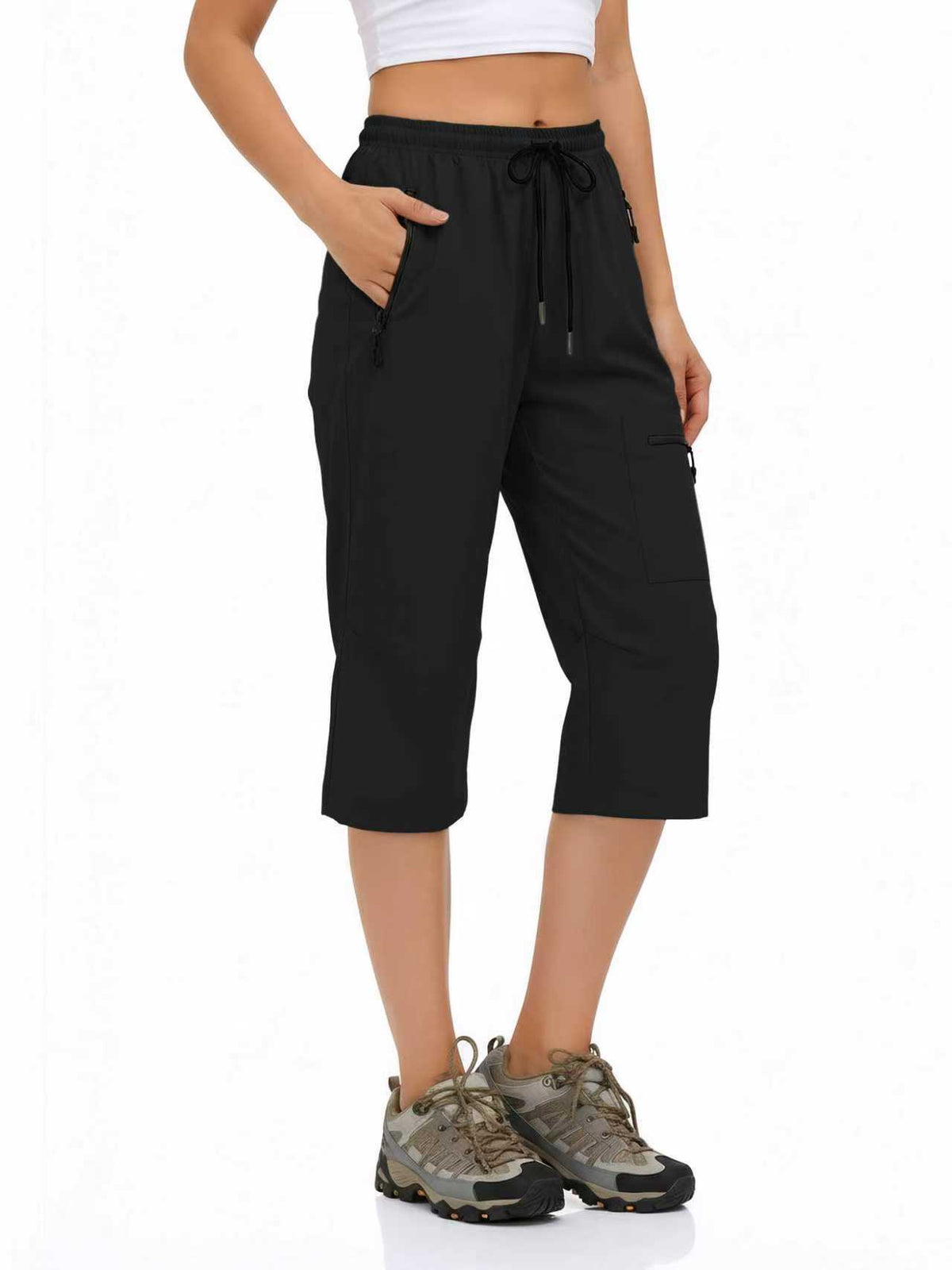 Womens Outdoor Casual Sports Cropped Pants by Ricaloux