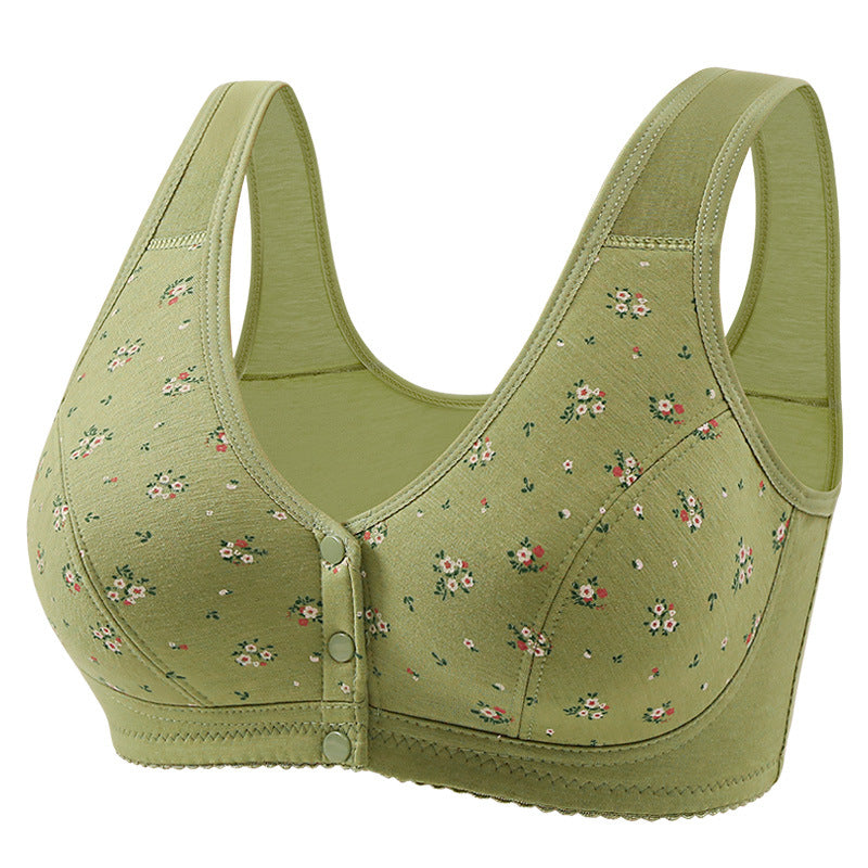 Push-up Bra For Middle-aged And Elderly Women Thin-style Lingerie by Ricaloux