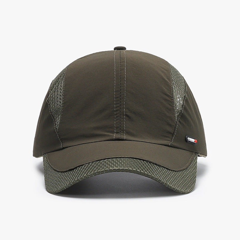 Summer Men's And Women's Quick-drying Mesh Breathable Adjustable Fashionable Casual Style Baseball Cap Suitable For Outdoor Daily Commuting by Ricaloux