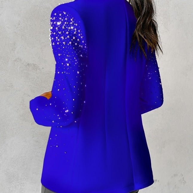 Fashion Casual Bubble Beads Small Suit Women's Clothing - RICALOUX
