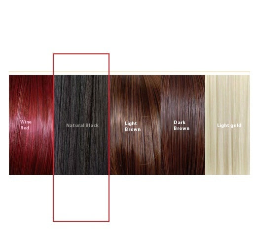 Mid-length Straight Hair Hand-woven Front Lace Synthetic Wigs by Ricaloux