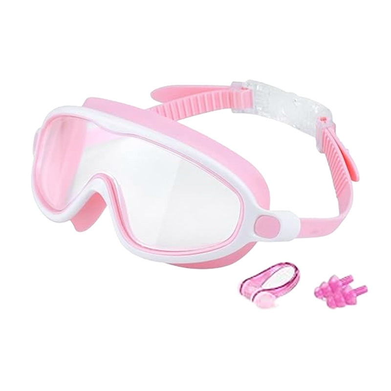 Kids Large-Frame Swimming Goggles With Nose Cover High-Definition Waterproof – Premium 0 | RICALOUX