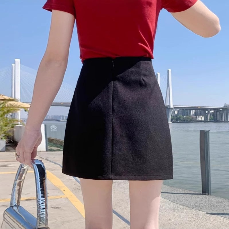 New High-waisted Irregular Midi Skirt For Women – Premium 0 | RICALOUX