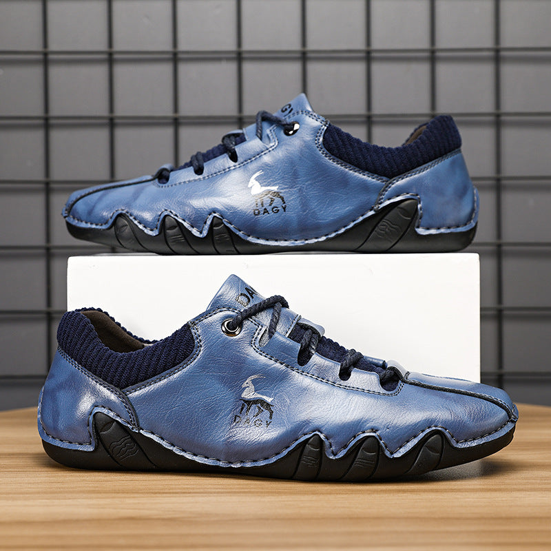 High Quality Men Sneakers Fashion Lace-up Flats Shoes by Ricaloux