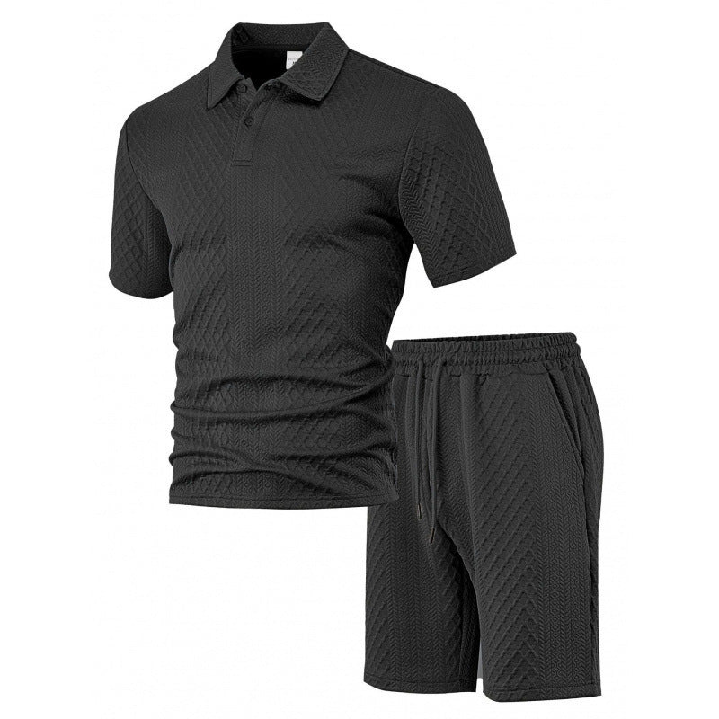 Mens Casual Suit With Jacquard And A Lapel – Premium 0 | RICALOUX
