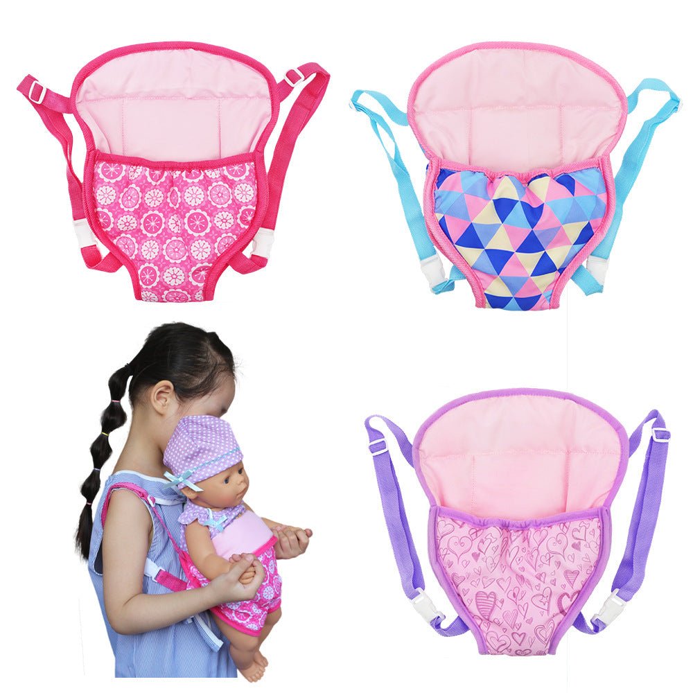 Girls Doll Backpack Strap Accessories Children's Bag - RICALOUX