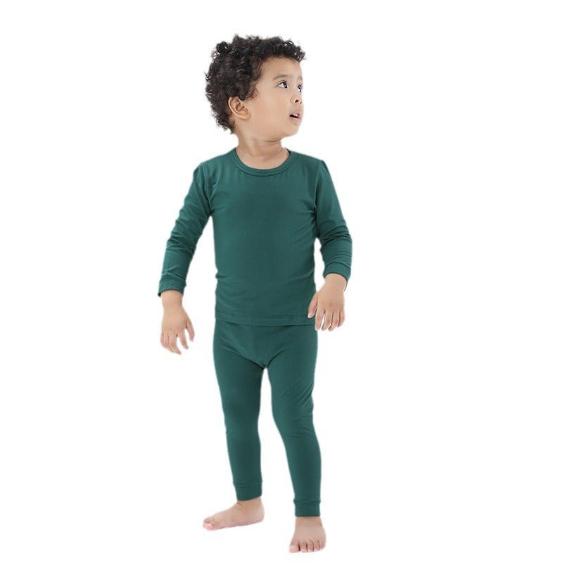 Ins Clothes For Babies Bamboo Fiber Boys Home Wear Suit - RICALOUX