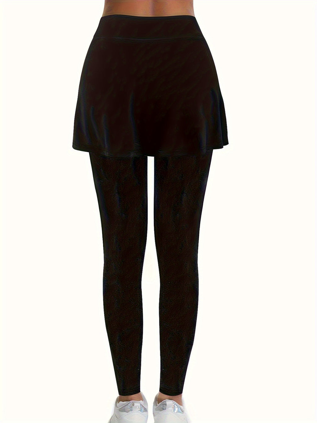 Women's High Waist Skirted Leggings 2 In 1 Flared Skirt Overlay Active Leggings For Yoga & Workout by Ricaloux