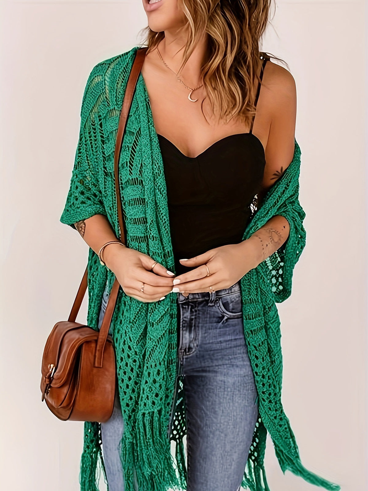 Outdoor Beach Vacation Sun-protection Knitwear by Ricaloux