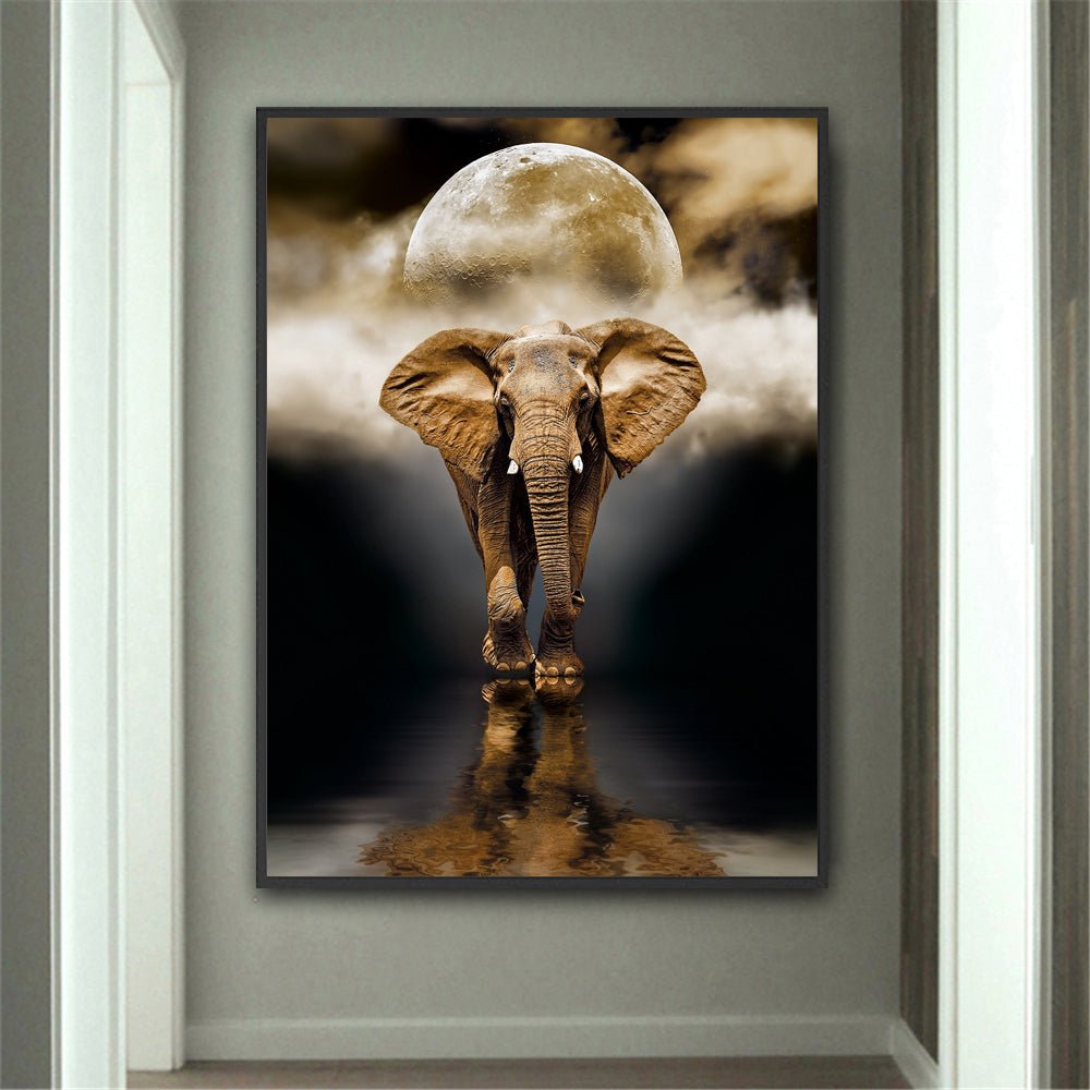 Creative Home Decor Elephant Canvas Painting - RICALOUX