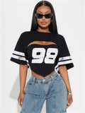 Summer New Cross-Border Womens Casual T-Shirt by Ricaloux