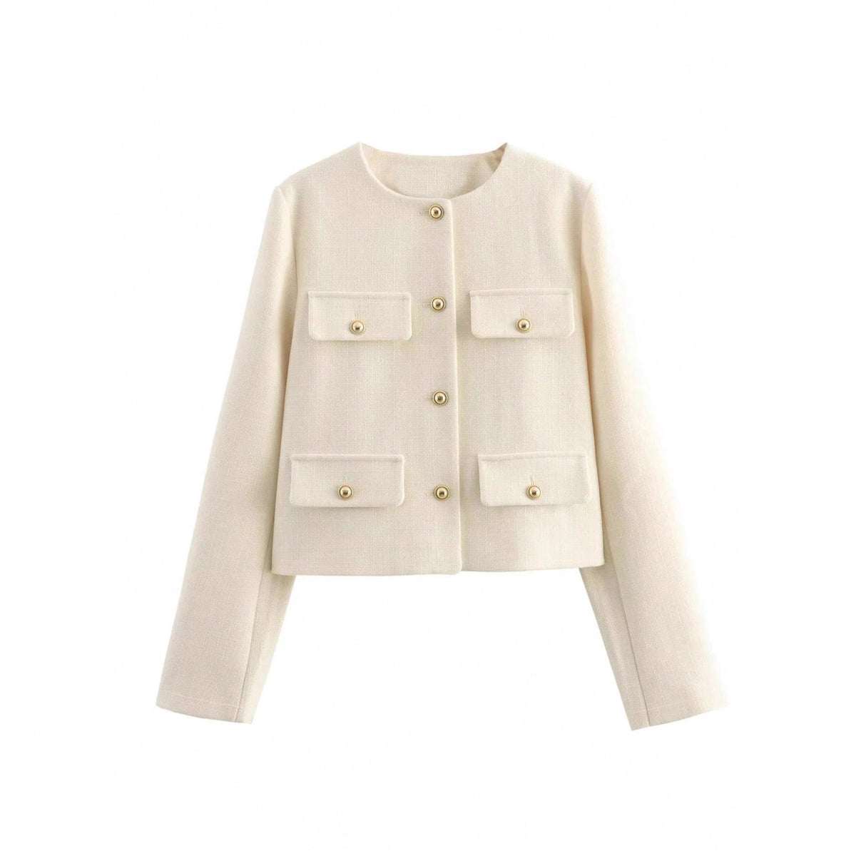 New Round Neck Autumn Fashion Short Round Neck Wool Coat – Premium 0 | RICALOUX