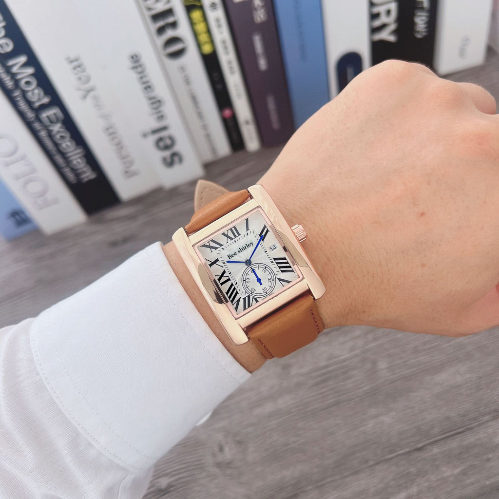 Square Quartz Watch Tank Men – Premium 0 | RICALOUX