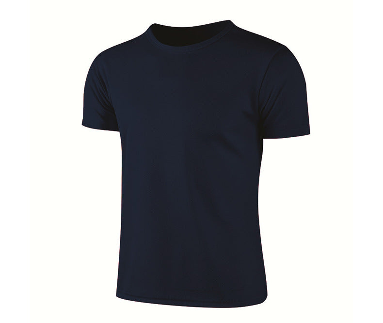 Birds-eye Quick-drying Crew-neck Short-sleeve T-shirt by Ricaloux