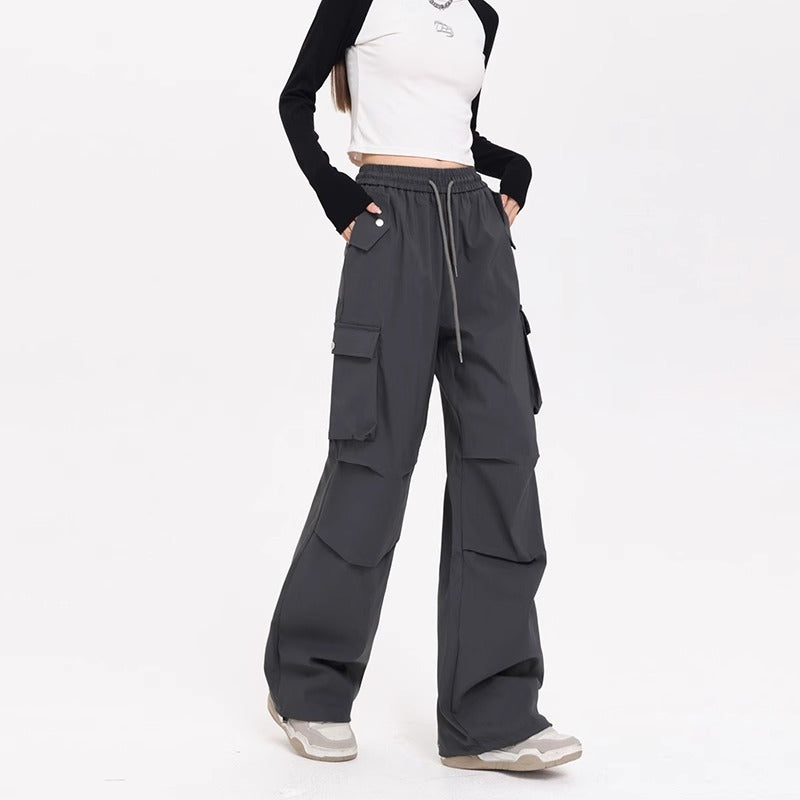 Korean Style Niche Drapey Cargo Pants For Women – Premium 0 | RICALOUX