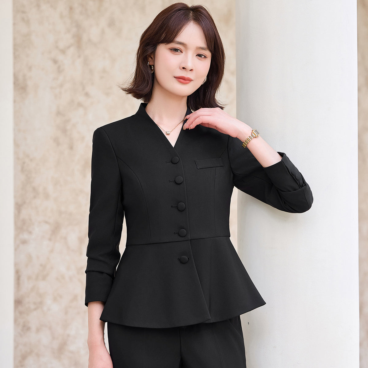 AutumnWinter Peter Pan Collar Chanel-Style Suit – Premium 0 | RICALOUX