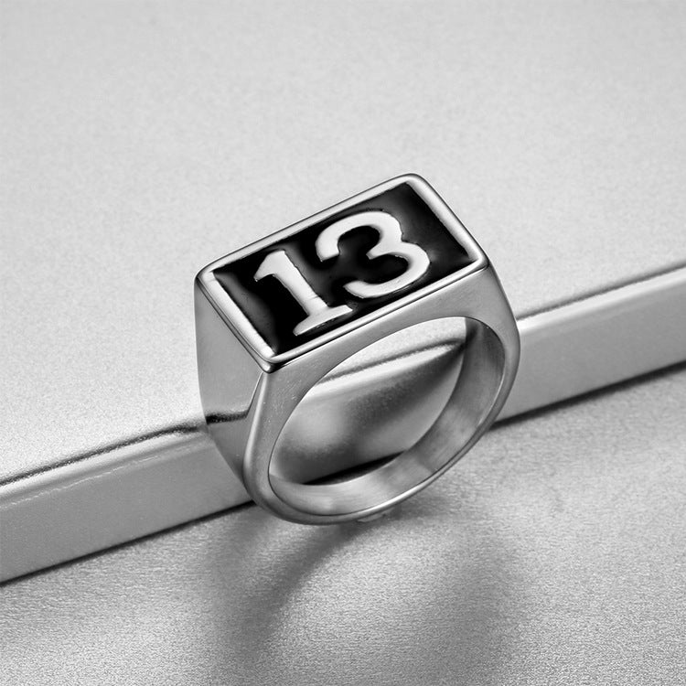 Jewelry Retro Domineering Domineering Ghost Head Men's Titanium Steel Ring by Ricaloux