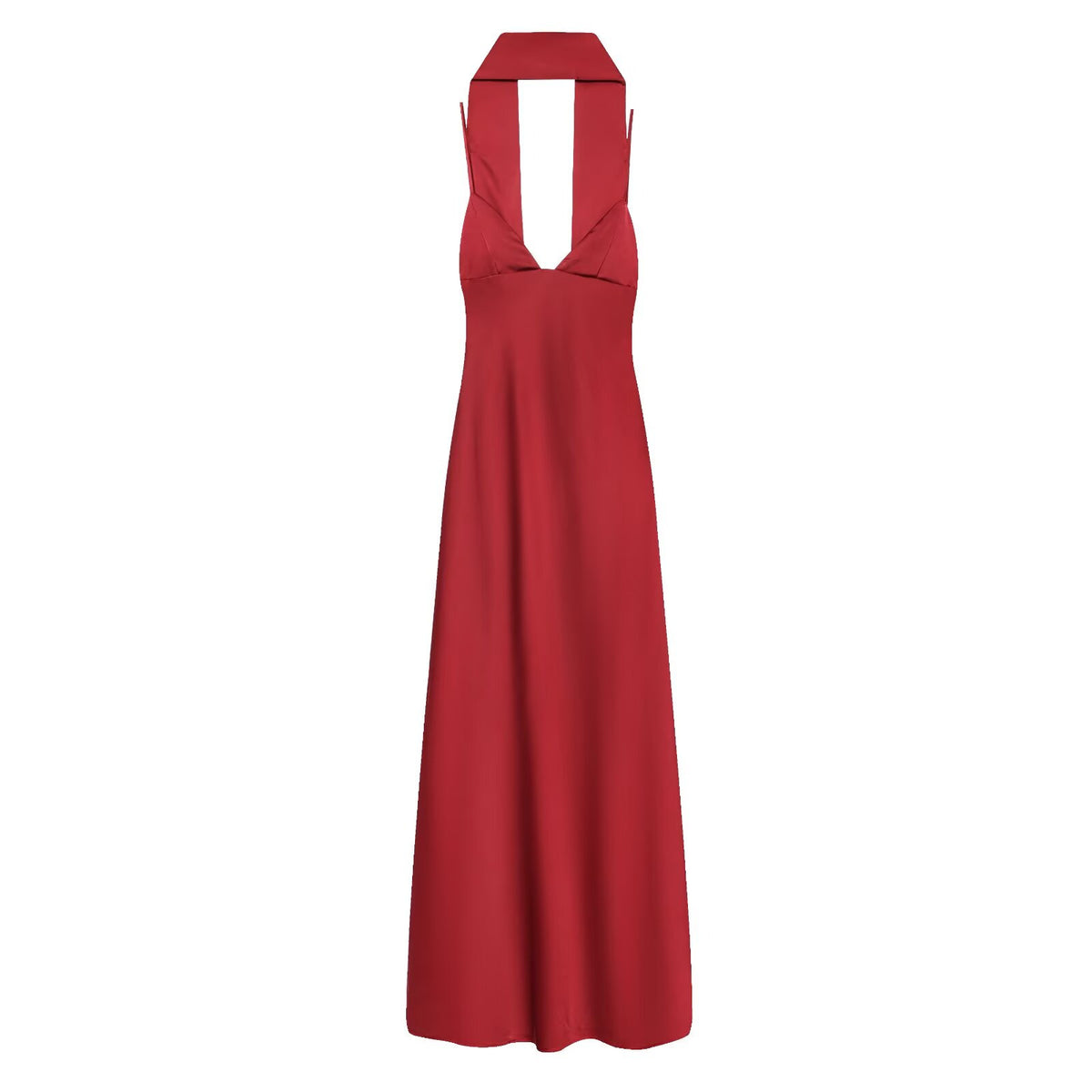 Womens Casual Dress With A Silk-satin Texture by Ricaloux