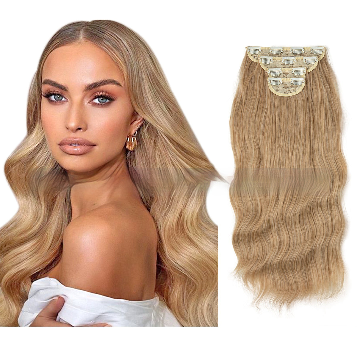 High-temperature Fiber Wig Women's Wig Set Four-piece Set – Premium 0 | RICALOUX