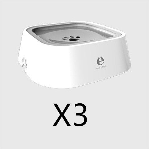 1.5L Cat Dog Water Bowl Carried Floating Bowl Anti-Overflow Slow Water Feeder Dispenser Pet Fountain ABS&PP Dog Supplies by Ricaloux