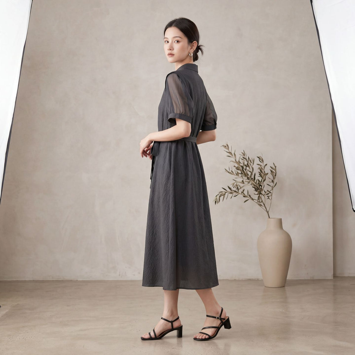 Jacquard Silk Dress For Women by Ricaloux