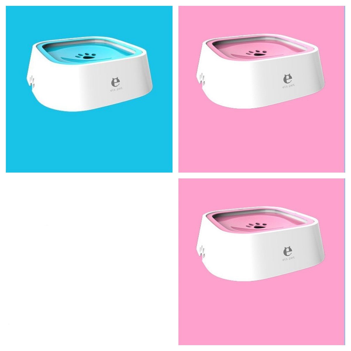 1.5L Cat Dog Water Bowl Carried Floating Bowl Anti-Overflow Slow Water Feeder Dispenser Pet Fountain ABS&PP Dog Supplies - RICALOUX