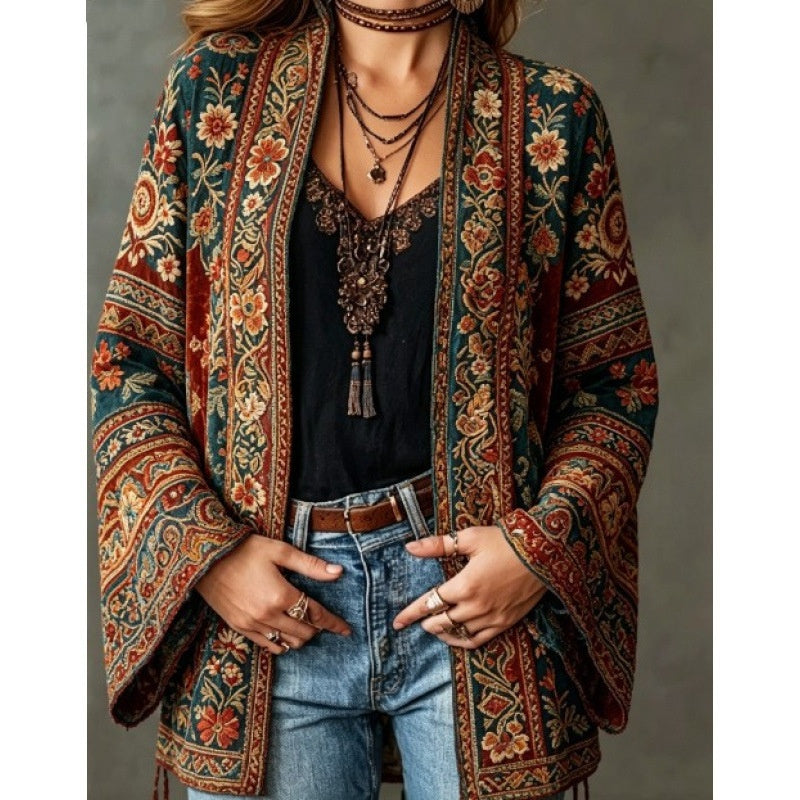 Elegant Artistic And Vintage Womens Coat by Ricaloux