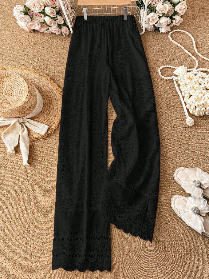 Loose-fitting High-waisted Draping Casual Trousersversatile And Trendy by Ricaloux