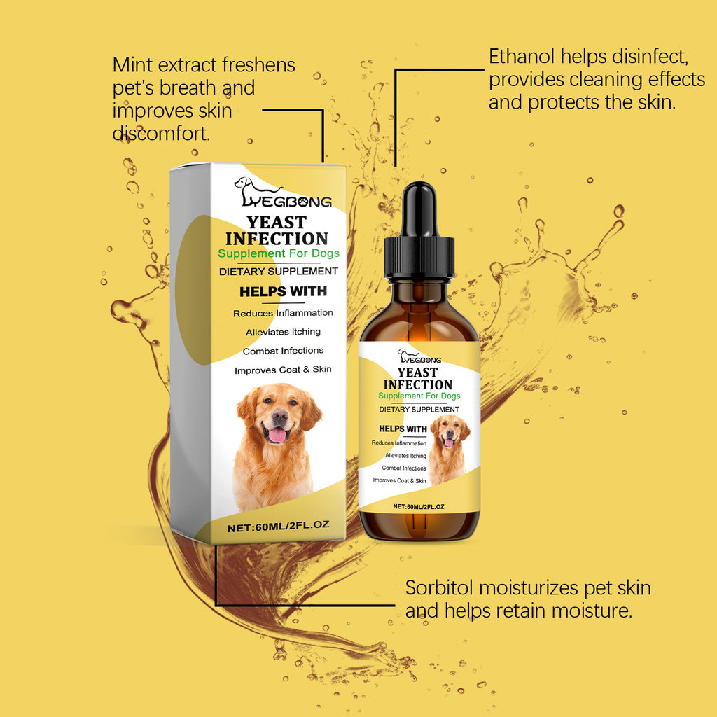 Herbal Yeast Supplement For Relieving Pet External Skin Care by Ricaloux
