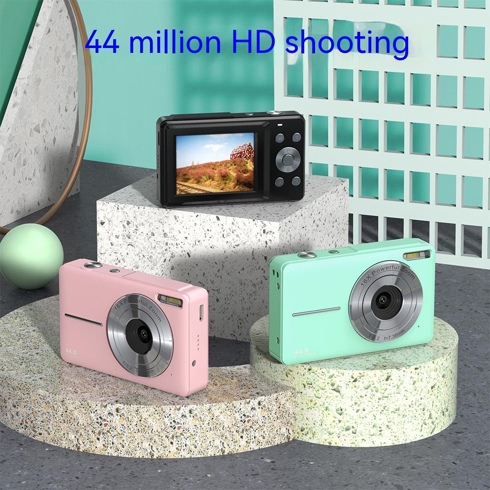 Mini Digital Camera Children's HD Digital Camera Student Mini Digital Camera Boys And Girls Christmas Birthday Gift Children's Entry-level Camera - RICALOUX
