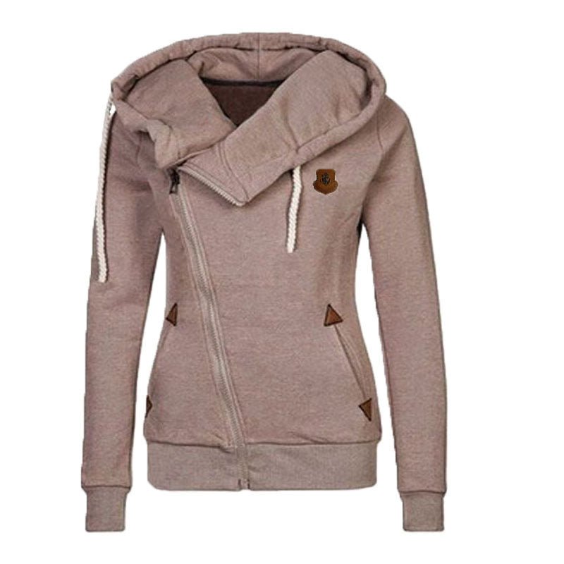 Women's Sport Cardigan Side Zipper Hoodie - RICALOUX