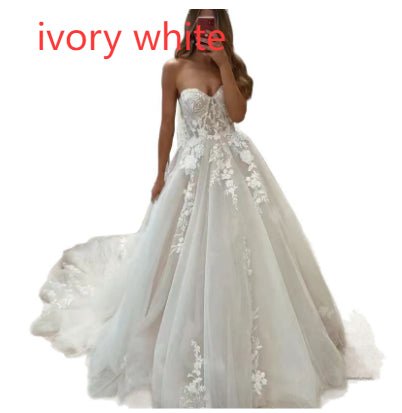Bridal Lace Tube Top Main Yarn Heavy Industry Advanced - RICALOUX