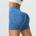 Women's High-Waisted Peach Butt Yoga Pants, Quick-Dry Tight Running Fitness Pants, Sand-Washed Solid Color Sports Trousers by Ricaloux