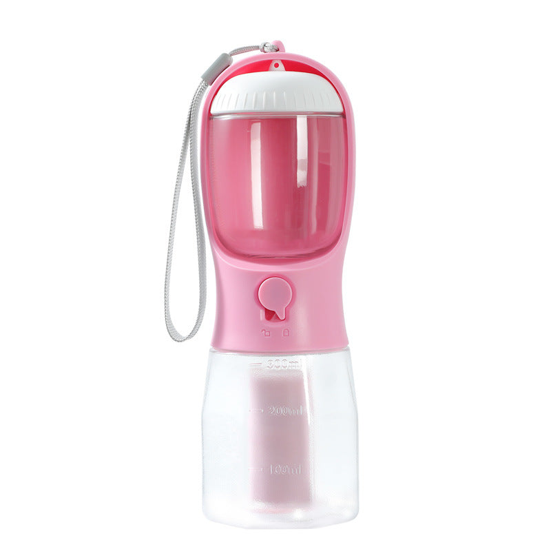 Dog Water Cup Drinking Food Garbage Bag Three-in-one Portable Small Multi-functional Pet Cups Pets Supplies by Ricaloux