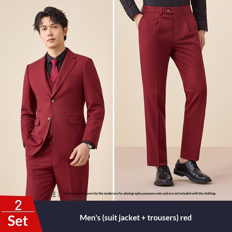 Slim-fit Elegant Hotel Manager's Work Uniform Two-piece Suit Jacket And Trousers – Premium 0 | RICALOUX