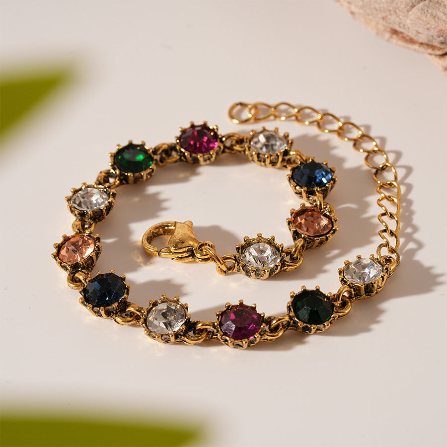 French Retro Colorful Elegant Jewelry For Women by Ricaloux